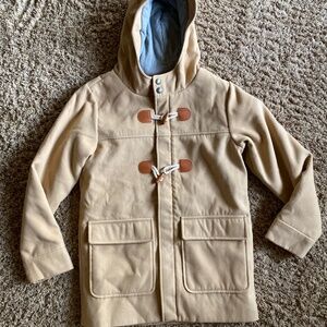 Boys Size XL Tan Cat & Jack Toggle Coat